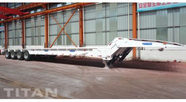 Detachable Gooseneck Low Bed Lowboy Trailer will be sent to Nigeria