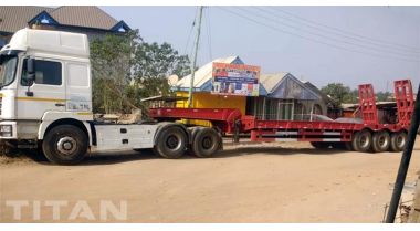 Tri Axle Low Bed Truck Feedback from Guyana Regular Customer