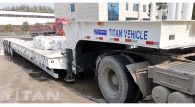 4 Axle Low Loader Trailer 100 Ton will be sent to Congo