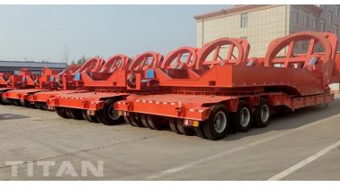 Windmill Blade Transport Adaptor Trailer will be sent to Vietnam