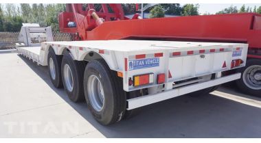 80 Ton Lowboy Gooseneck Trailer will be sent to Zimbabwe