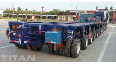 Hydraulic Multi Axle Modular Trailer for Heavy Equipment Transport in Nigeria