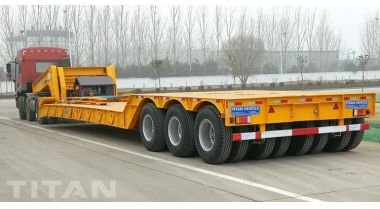 3 Line 6 Axle 120 Ton Removable Gooseneck Trailer will be sent to Uganda