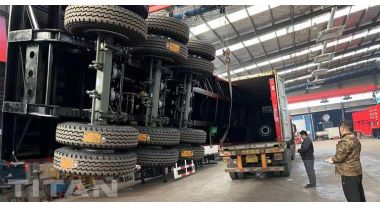 40FT Flatbed Semi Trailer for Container Carrier will be sent to Cameroon