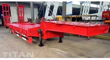 Tri Axle Semi Low Loader Trailer will be sent to Zambia