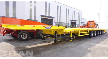 Extendable Semi Trailer for 62m Wind Blade Transport will be sent to Chile