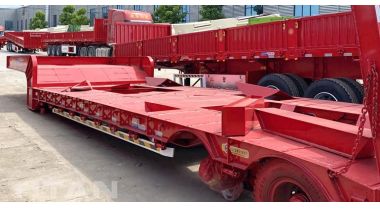 Wide Gooseneck Low Bed Trailer will be sent to Philippines