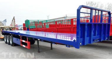 40 Ft Shipping Container Flatbed Trailer will be sent to Burundi