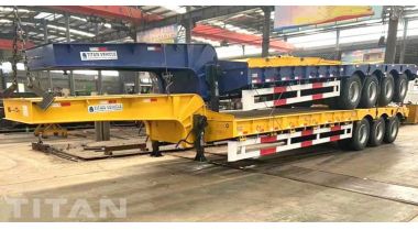 3 Axle Low Loader Truck Trailer will be sent to Malawi