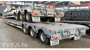 Tri Axle 60 Ton Drop Deck Trailer will be sent to Philippines Phapa