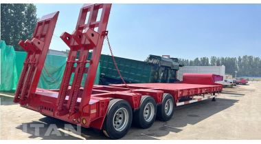 3 Line 6 Axle 100 Ton Low Loader Trailer will be sent to Nigeria Abuja