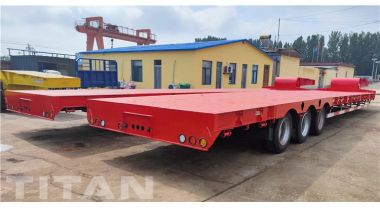 80T Low Loader Trailer will be sent to Papua New Guinea