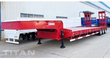150 Ton 3 Line 6 Axle Low Bed Loader Trailer will be sent to Ghana