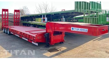 120 Ton 3 Line 6 Axle Low Bed Truck Trailer will be sent to Mali 