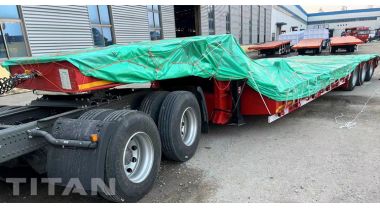 Tri Axle Low Loader Trailer will be sent to Suriname