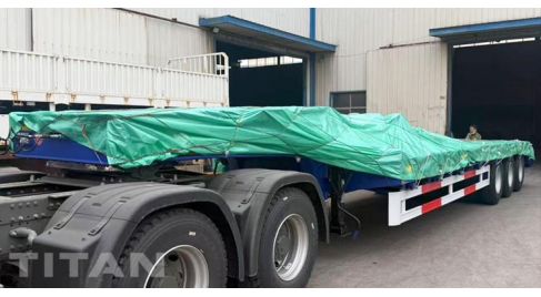 Tri Axle Low Loader Ready Ship to Zambia