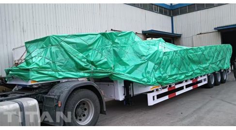 Tri Axle Low Loader Trailer will be sent to Bahrain