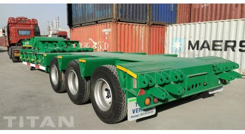 3 Axle Lowbed Truck Trailer will be sent to Senegal