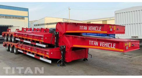 3 Axle Lowbed Semi Trailer will be sent to Jamaica