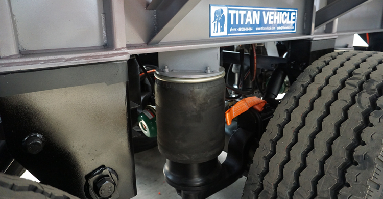 TITAN 40ft flatbed trailer air suspension