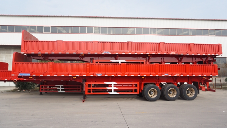 3 axles sidewall semi trailer for sale