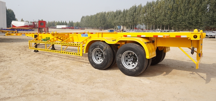 2 axle 40ft skeleton trailer for sale