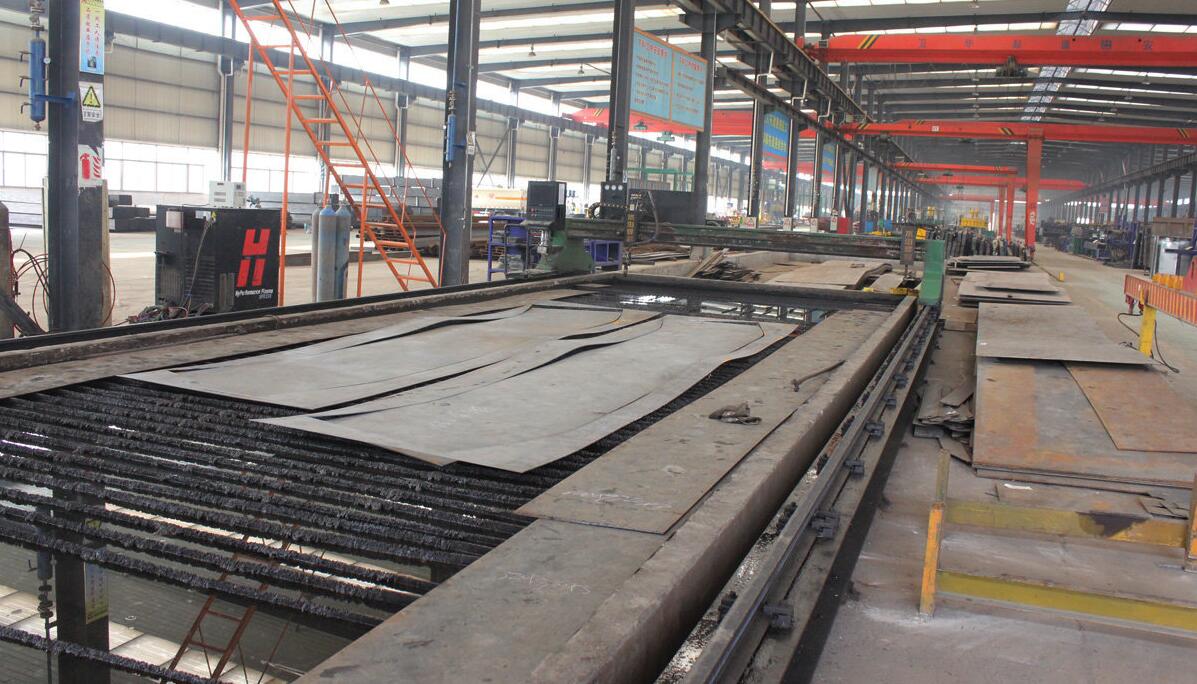 Steel material storage