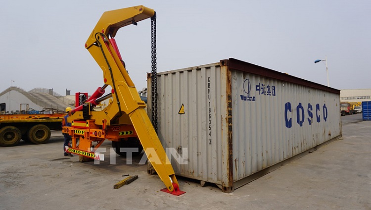 What should operators pay attention to when operating container sidelifters?