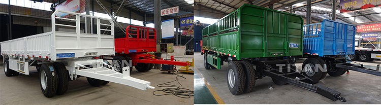 What is the difference between drawbar flatbed trailer and a platform semi-trailer?