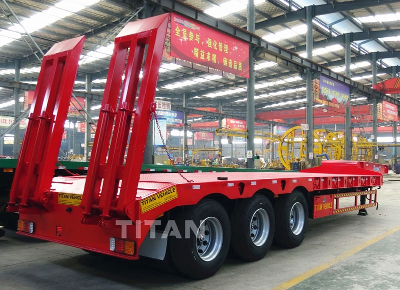 Lowbed semi trailer