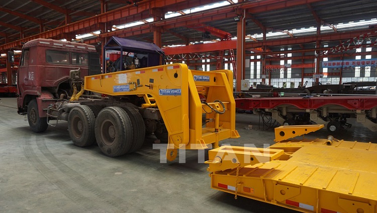 100 ton Gooseneck lowboy trailer