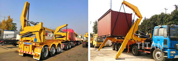 TITAN 20ft sidelifter container trailer for sale