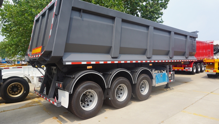 TITAN Lightweight 3 Axle U Shape Tipper Semi Trailer For Sale