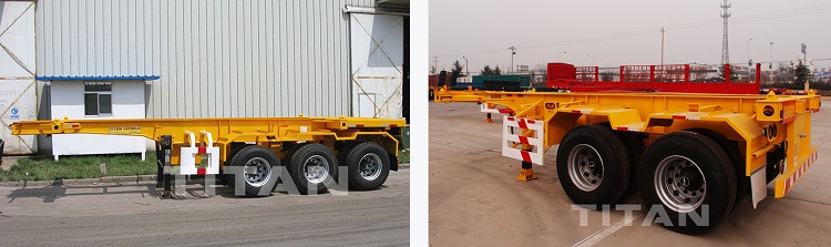 How to operate a container chassis trailer? -Solve brake failure