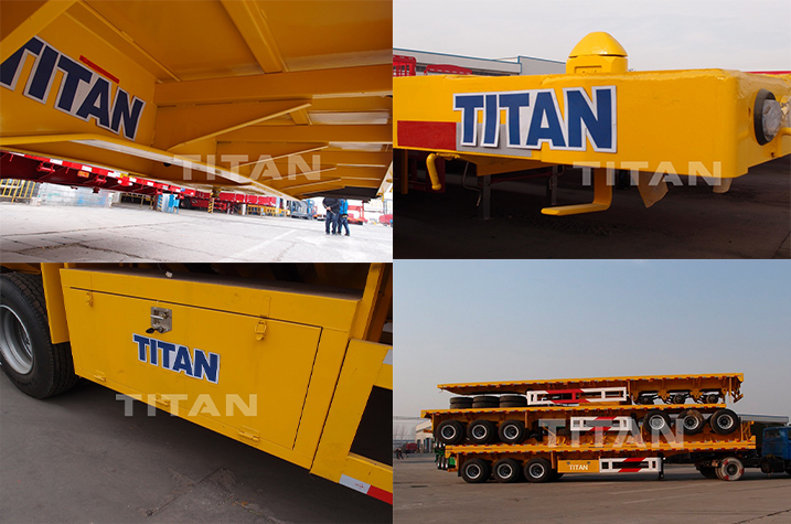 40FT Platform Container Semi-Trailer