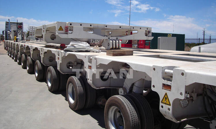 Multi-Axles Modular Trailer for Heavy Haul Transport-TITAN Vehicle
