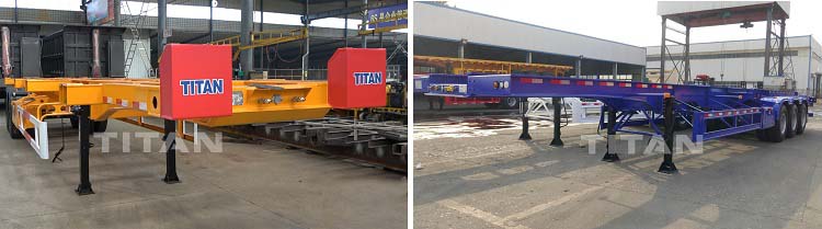 3 Axle 40ft Container Chassis Skeleton Trailer for Sale in Kenya