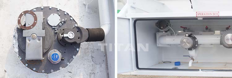 3 Axle 25000 Liters Fuel Tanker Drawbar Trailer for Rwanda