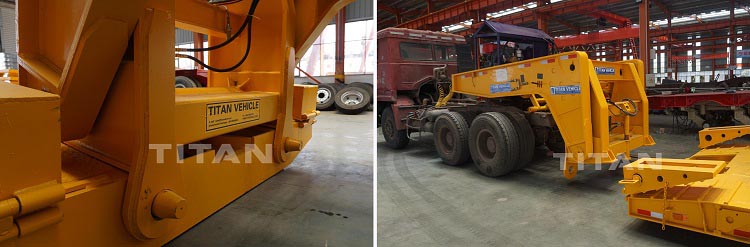 80 Tons Removable Gooseneck Lowboy Trailer for Sale in Dominica