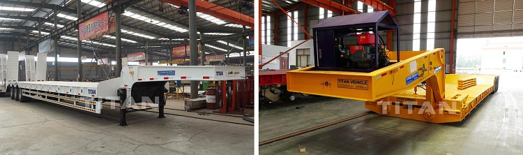 80 Tons Removable Gooseneck Lowboy Trailer for Sale in Dominica