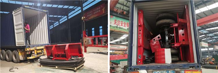 3 Axle 40ft Shipping Container Trailer