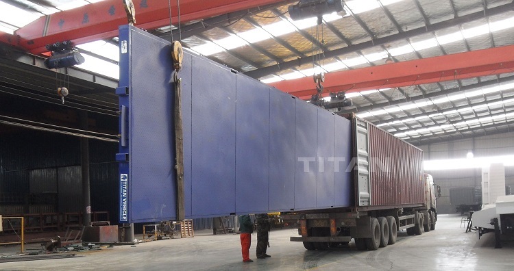 Package of 3 Axle Semi Sidewall Trailer 