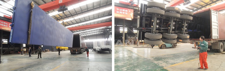 3 Axle Semi Sidewall Dropside Trailer for Mozambique