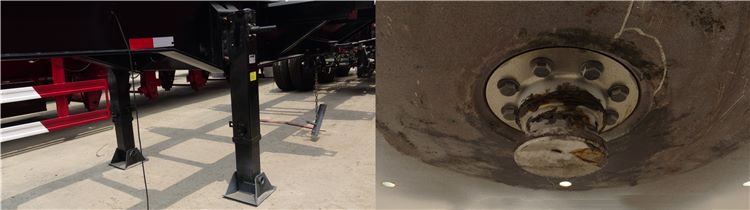 Tri Axle End Dump Trailer for Sale in Mauritius