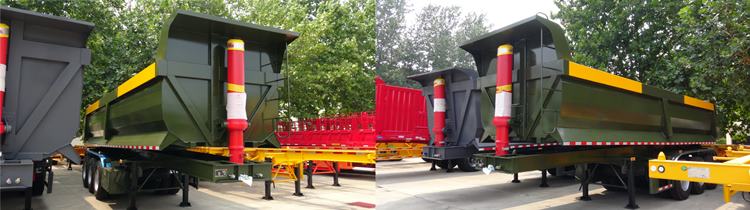 Tri Axle End Dump Trailer for Sale in Mauritius