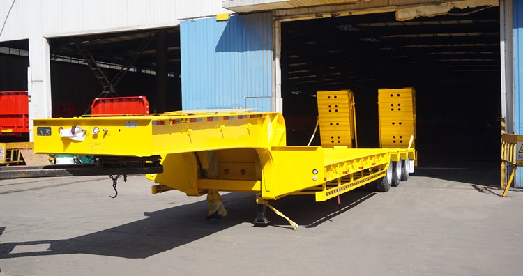 low bed semi trailer