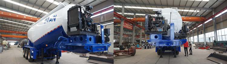 42cbm Bulk Cement Tanker Trailer for Sale in Senegal