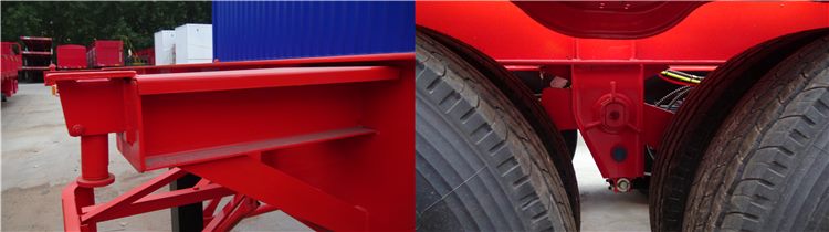 40 Foot Container Chassis Trailer for Sale in Sudan