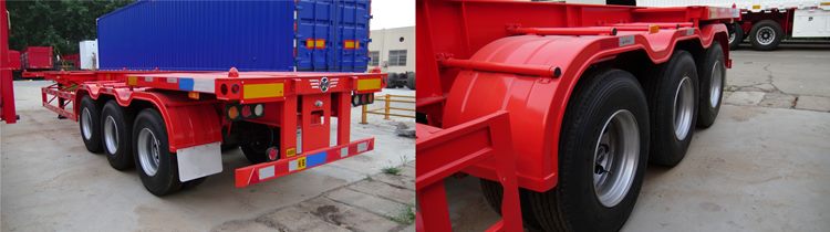 40 Foot Container Chassis Trailer for Sale in Sudan