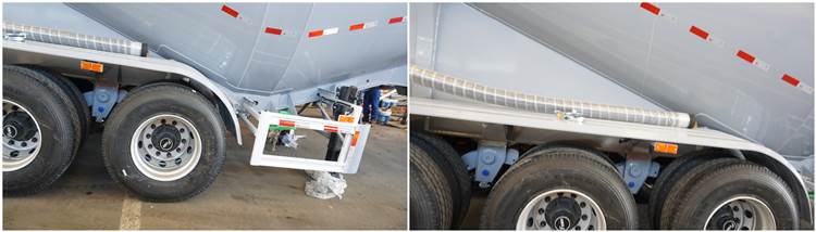 Dry Cement Bulker Tanker Trailer for Sale in Tanzania